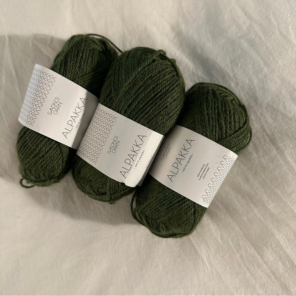 SANDNES GARN Alpakka - Moss Green